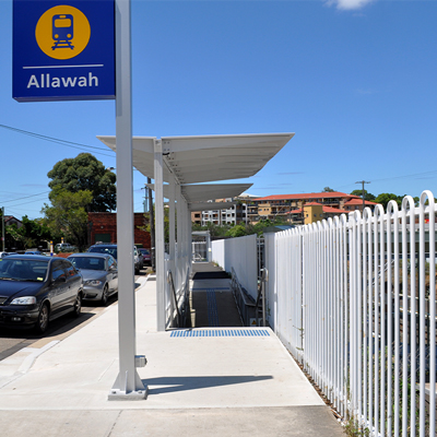 7 Station Streetscape & Shelter: Allawah