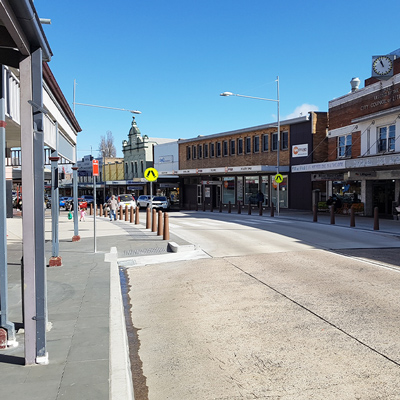 Lithgow CBD Revitalisation Construction Works
